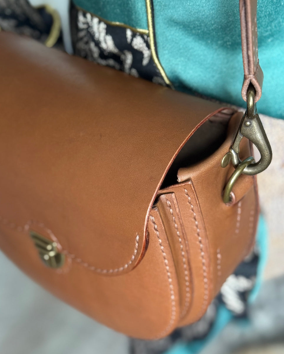 Handmade Chromexcel Leather Crossbody Purse
