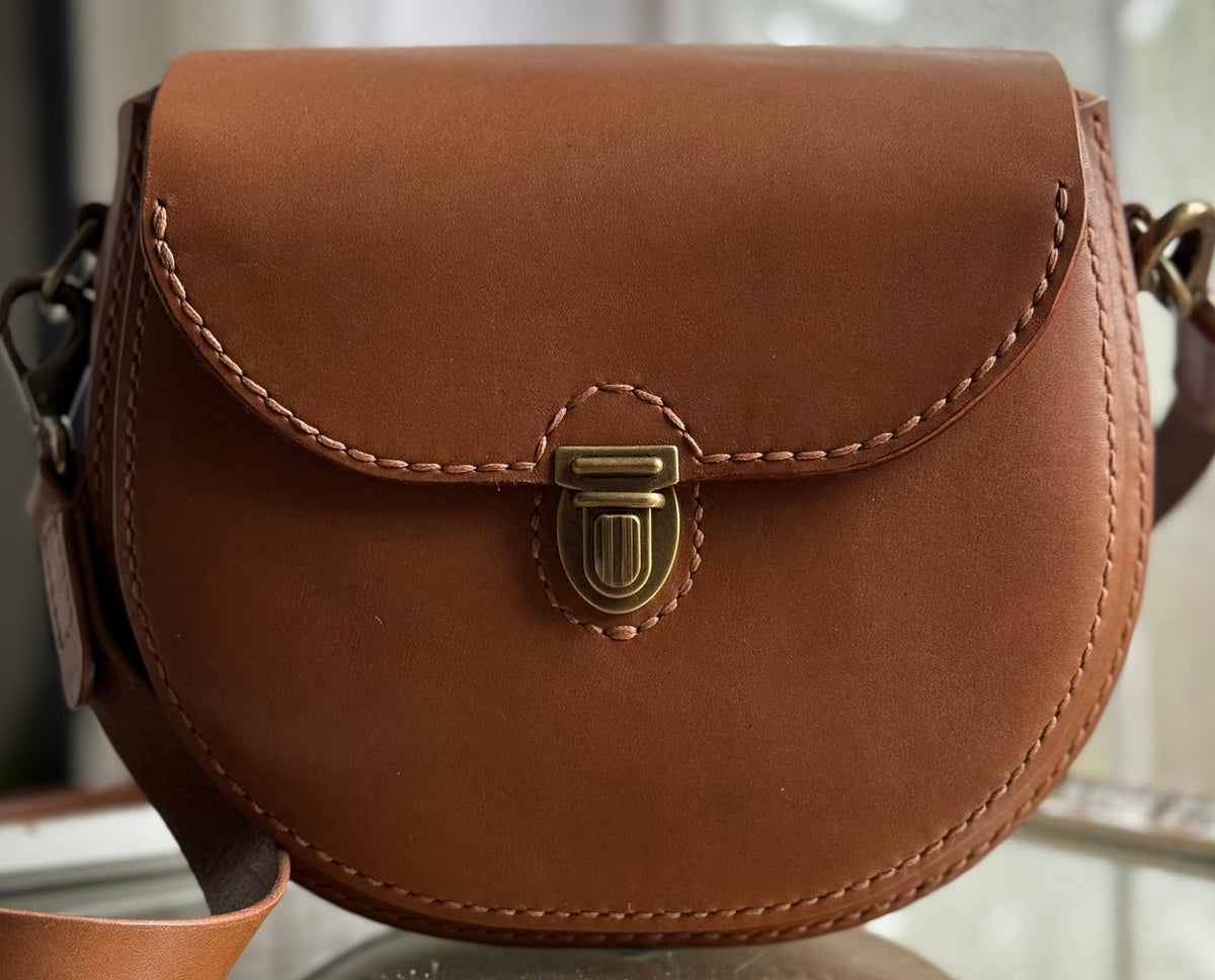 Handmade Chromexcel Leather Crossbody Purse
