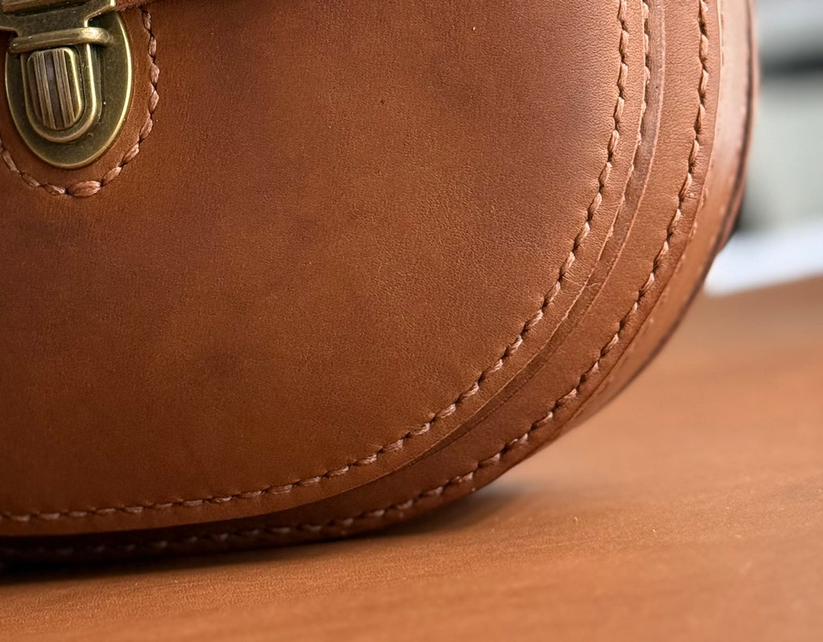 Handmade Chromexcel Leather Crossbody Purse
