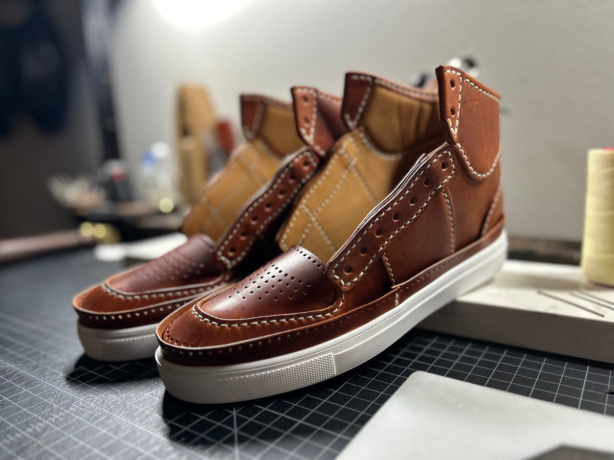 making-leather-shoes