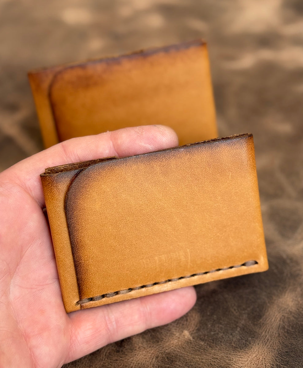 3-Slot Slim Wallet – Hoffman Michigan Leather (Edge Patina)