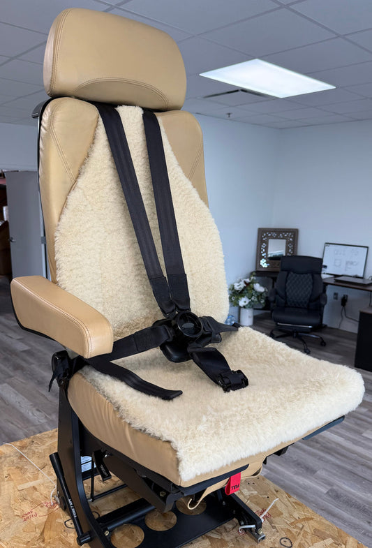 Restoring a Retired Aircraft Cockpit Seat