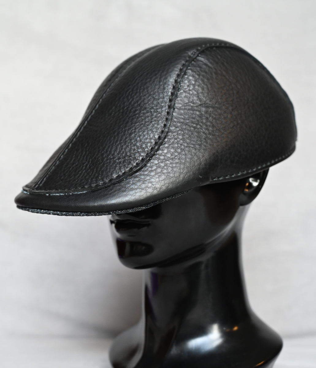 black-leather-hats