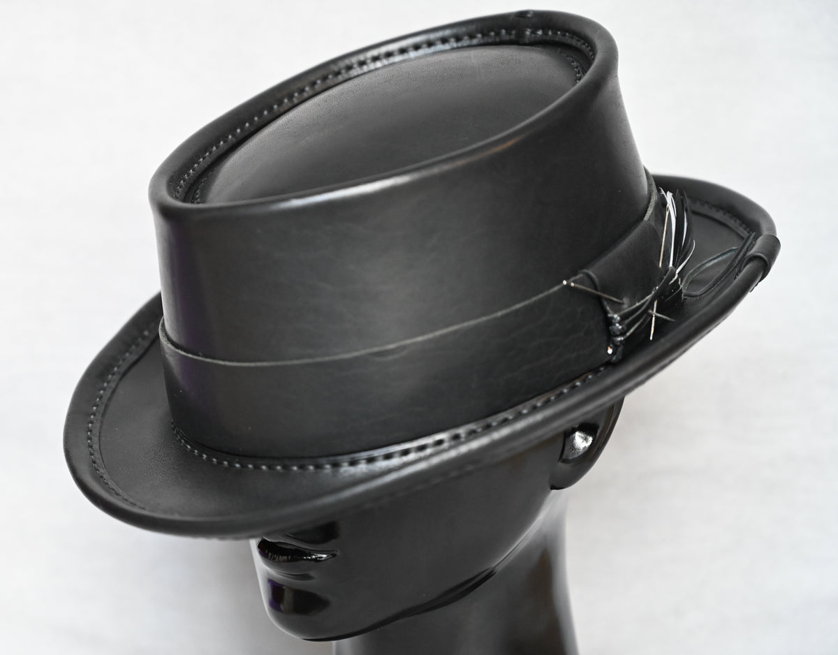 black-leather-hat