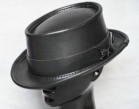 black-leather-hat