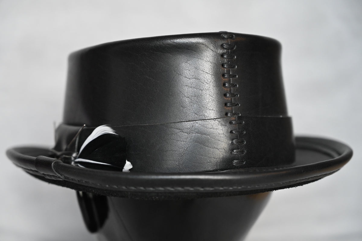 black-leather-hat