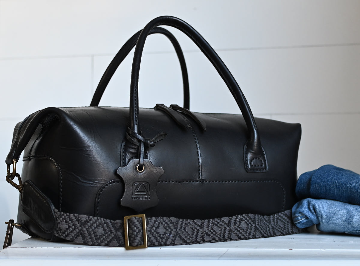 Black Horween Dublin Weekender Bag