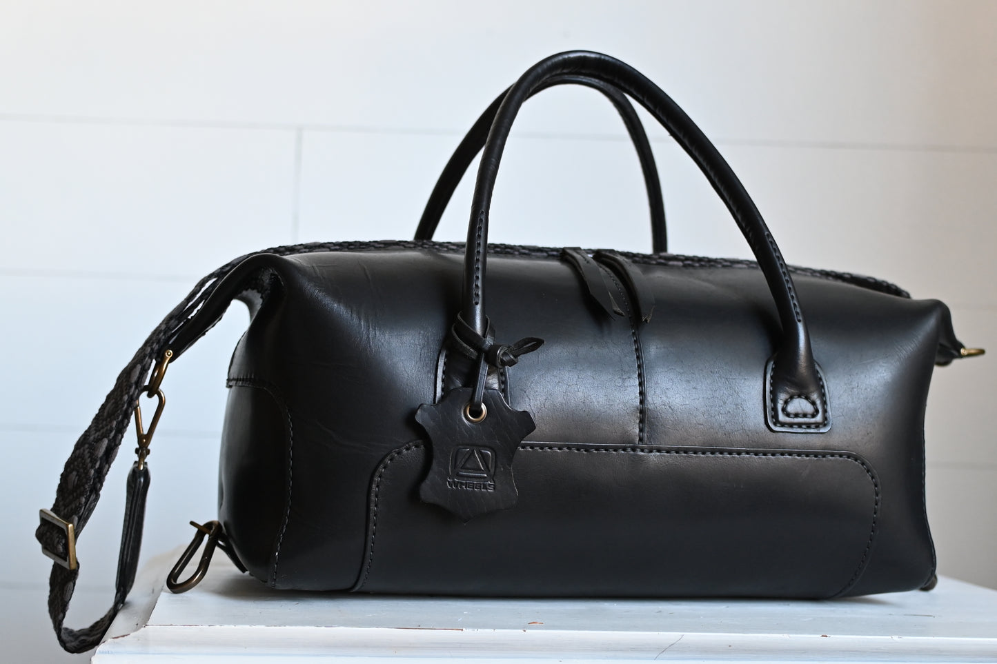 Black Horween Dublin Weekender Bag