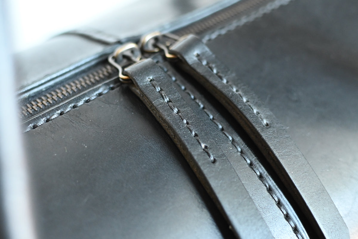 Black Horween Dublin Weekender Bag