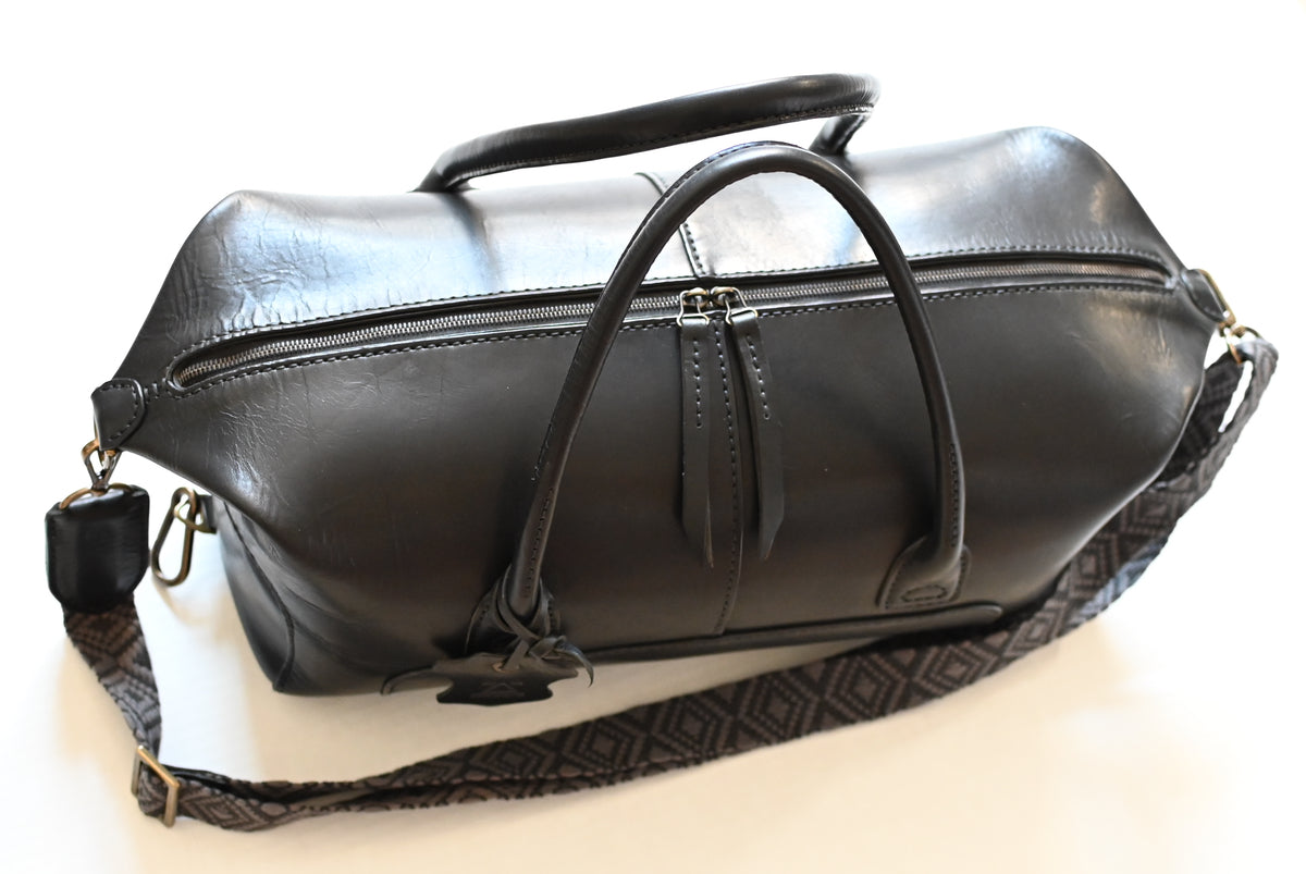 Black Horween Dublin Weekender Bag