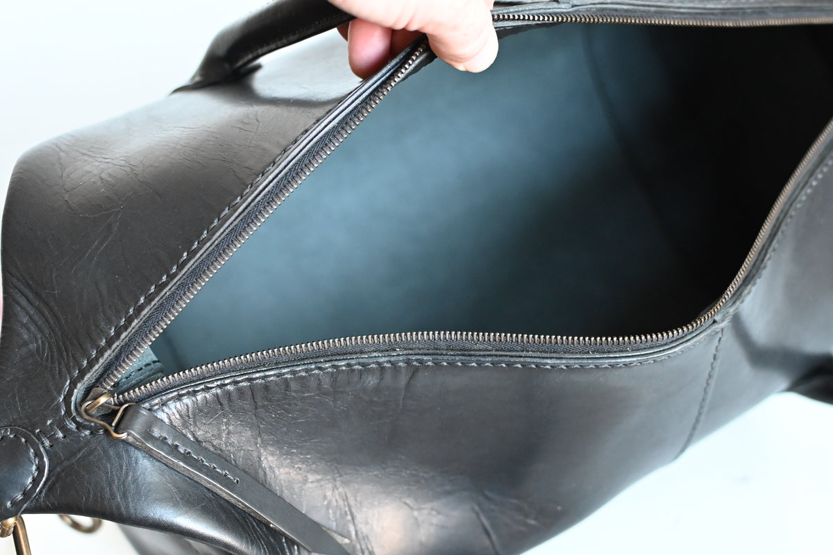 Black Horween Dublin Weekender Bag