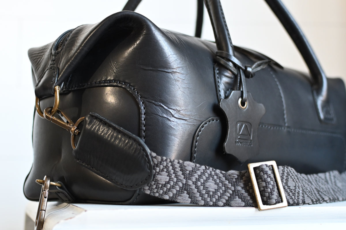 Black Horween Dublin Weekender Bag